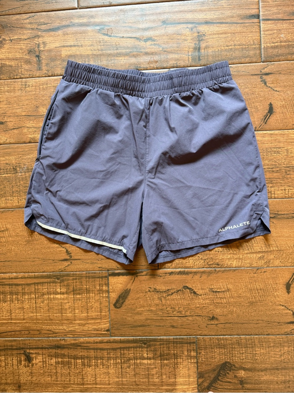 Alphalete Men’s Training Shorts Small Purple Gray Athletic Gym
